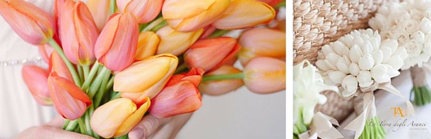 Nozze in primavera: matrimonio a tema tulipani